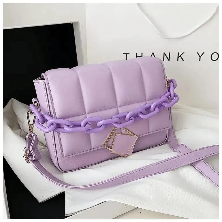 Fashionable Women's Bag Autumn Winter Female Literary Single-Shoulder Bag Chain Design Cross-Body Bag Trendy Women's Bag