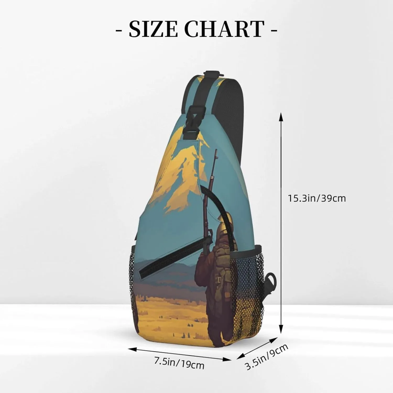 Fighting Aliens Men's And Women's Small Crossbody Bags Chest Bags Daily Bags Are Suitable For Outdoor Hiking Trips