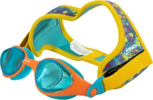 FINIS DragonFly Kids Swim Goggles - Ages 3-8 - UV Protection - Floating Neoprene Strap - Soft Silicone Fit - Shell