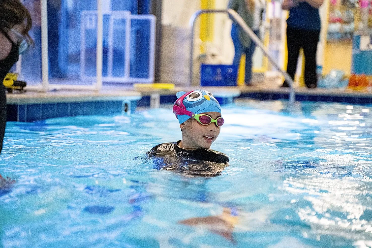 FINIS DragonFly Kids Swim Goggles - Ages 3-8 - UV Protection - Floating Neoprene Strap - Soft Silicone Fit