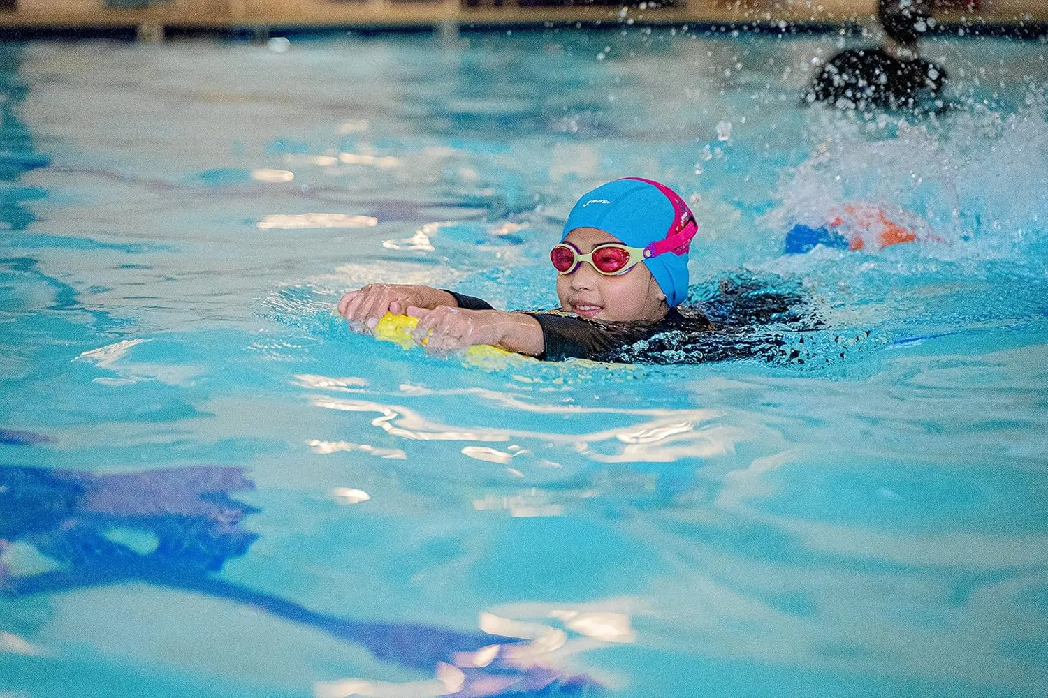 FINIS DragonFly Kids Swim Goggles - Ages 3-8 - UV Protection - Floating Neoprene Strap - Soft Silicone Fit