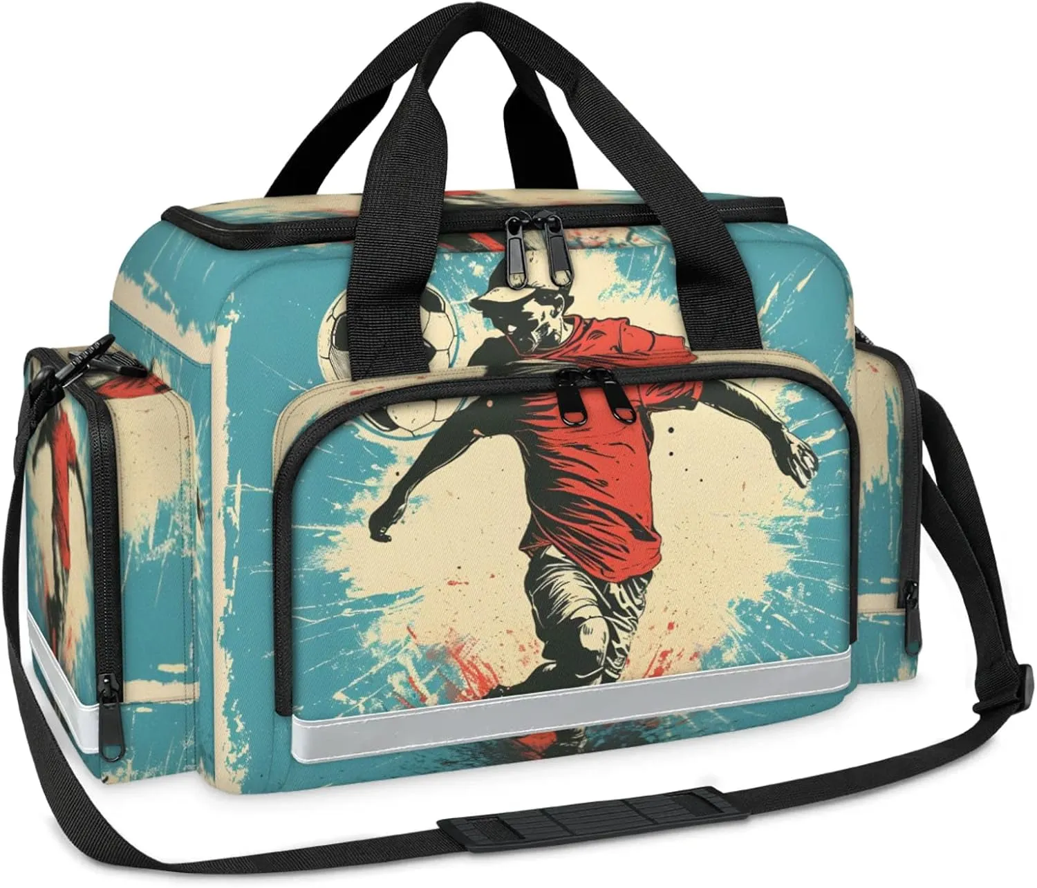 First Aid Bags Empty, Gothic Football Emergency Bag Sports Football First Aid Kit Multiple Compartment Kit Carrier On Call Trauma Bag For Paramedics Emergency Medical Supplies Kit