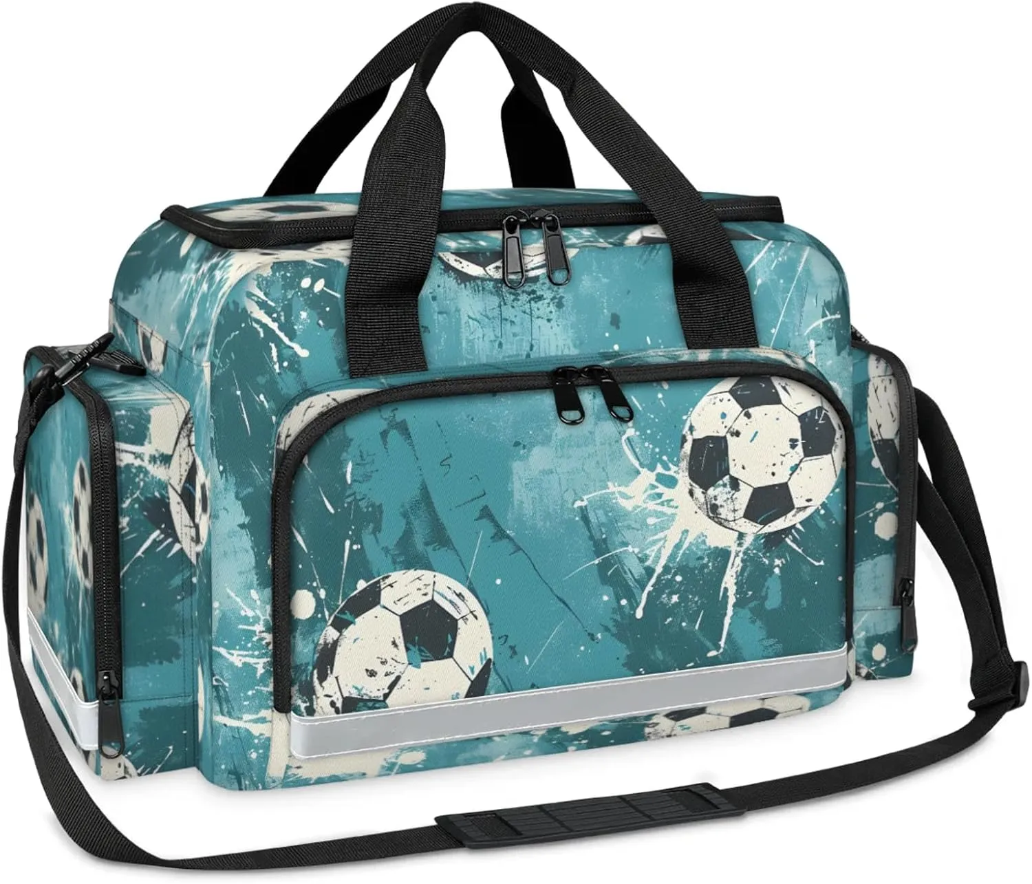 First Aid Bags Empty, Soccer Emergency Bag First Aid Kit Multiple Compartment Kit Carrier On Call Trauma Bag For Paramedics Emergency Medical Supplies Kit