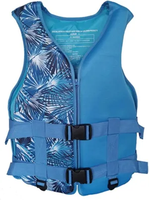 Fishing Life Jackets with Zipper and Adjustable Safety Strap, Safety Vest for Kayaking, Fishing, Surfing(Blue A,Small)