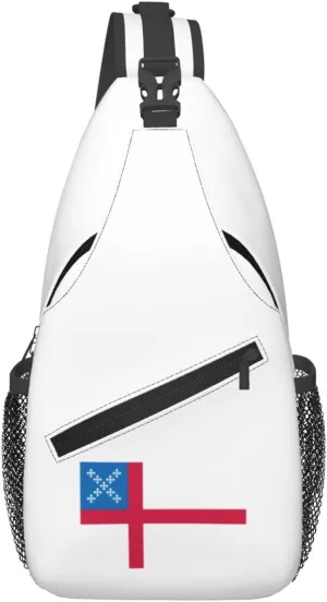 Flag of the US Episcopal Church Crossbody Bags For Women Men Chest Backpack Gym Shoulder Bag Travel Outdoor Sports Casual Crossbody Bags