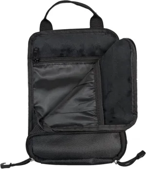 Foretra Golf Valuables Pouch - Rugged Ballistic Nylon, Fits Most Golf Bags, Dual Zippers, Inside & Mesh Pockets, Handle & Clasp for Easy Carrying
