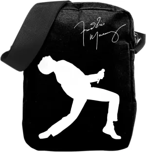 Freddie Mercury Crossbody Bag Signature Pose Logo Official Black