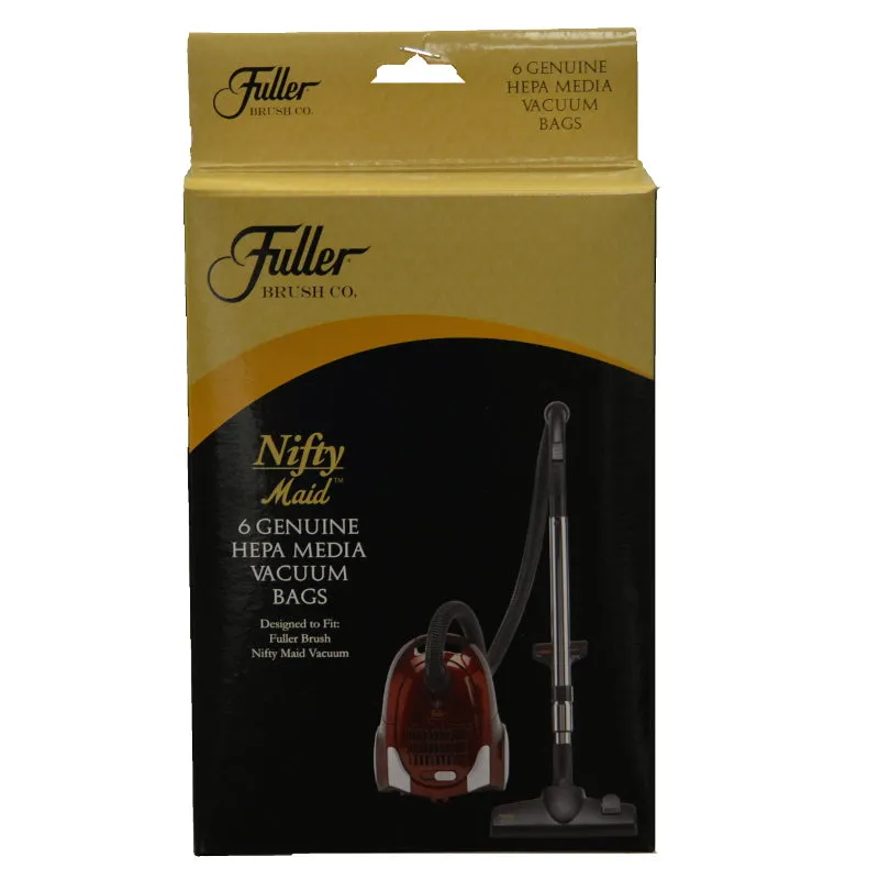 Fuller Brush Nifty Maid, Tiny Maid Vacuum Bags, 6 Pack FNH-6, FB-FBNFM