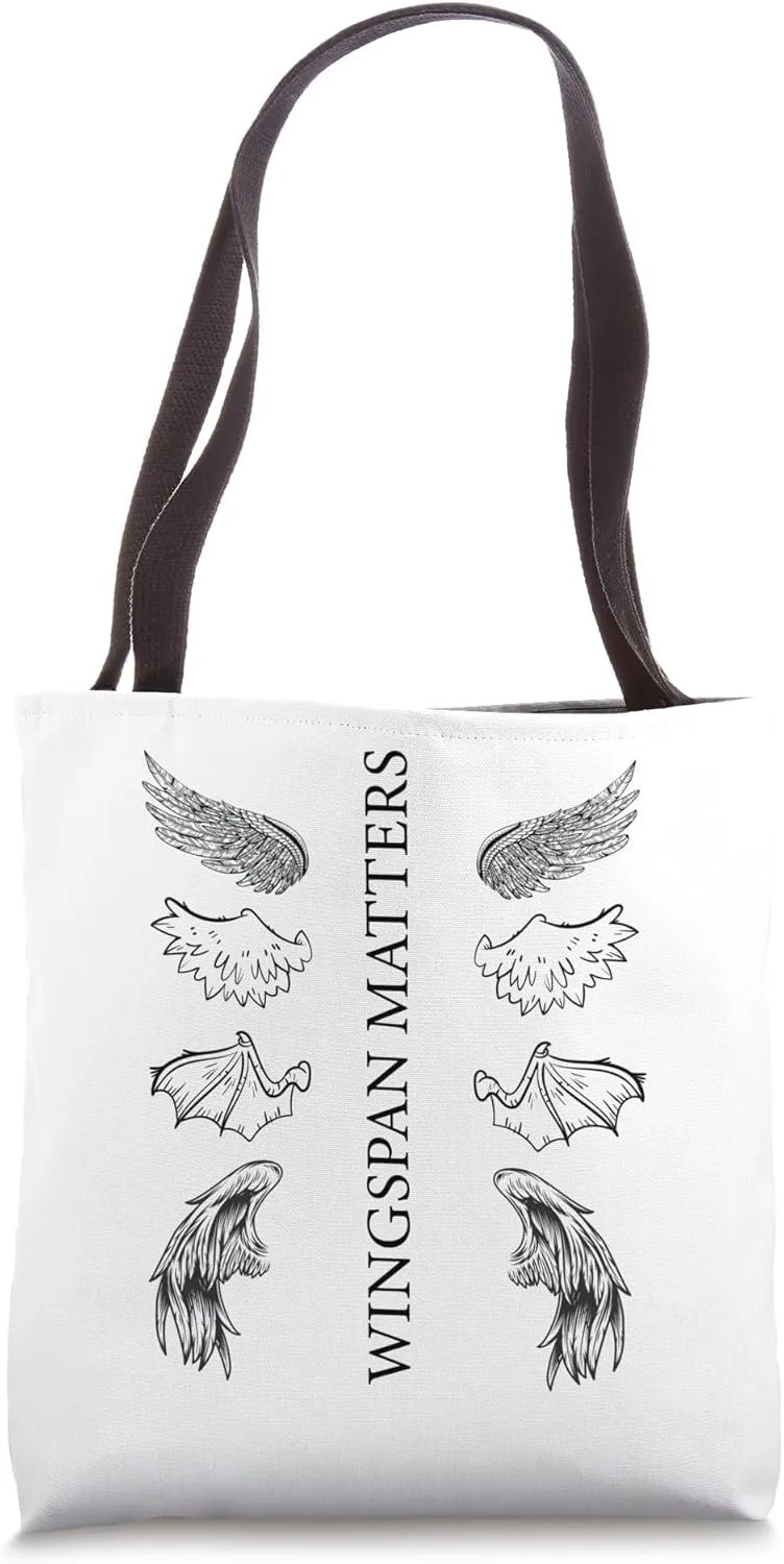 Funny Wingspan Matters for book lover Tote Bag