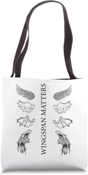 Funny Wingspan Matters for book lover Tote Bag