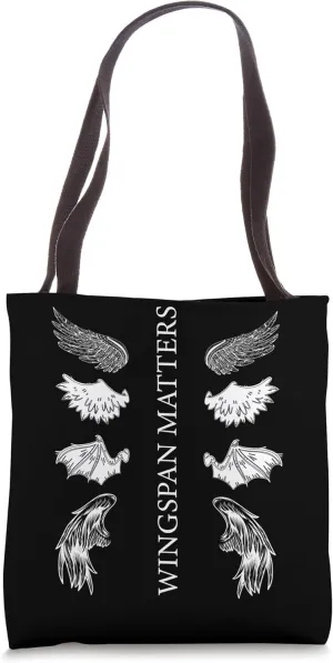Funny Wingspan Matters for book lover Tote Bag