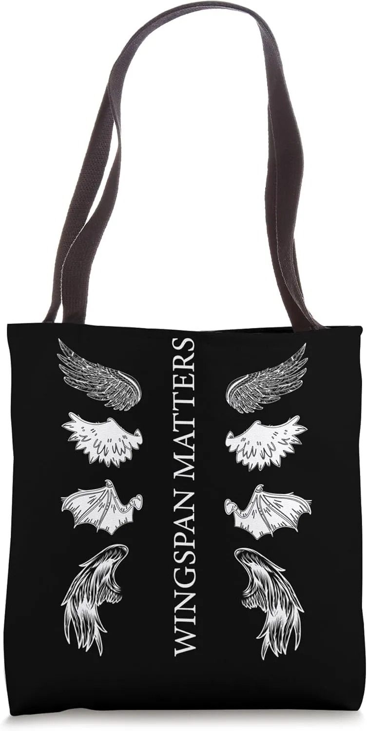 Funny Wingspan Matters for book lover Tote Bag