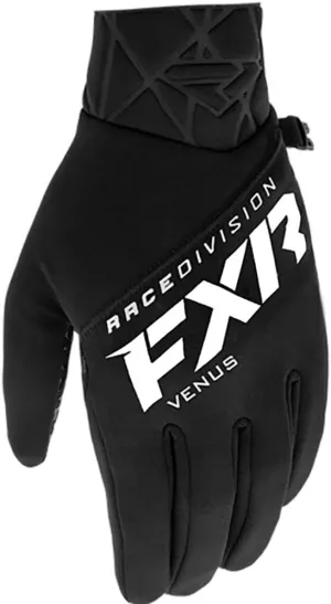 FXR Womens Venus Snowmobile Gloves Winter Windproof Water Resistant Black