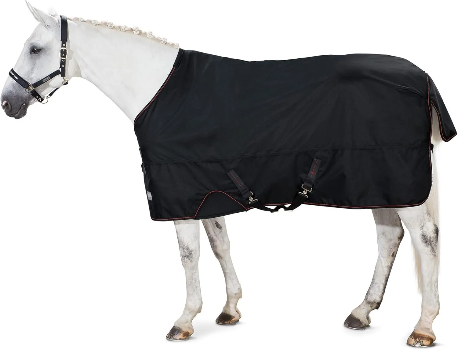 Gamma 840d Mesh Lined Turnout Rug - Black 6ft3