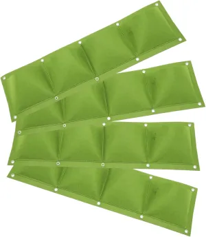 Gardening Bag 4pcs Felt Plant Nursery Bags for Home School Community Excellent Water Permeability