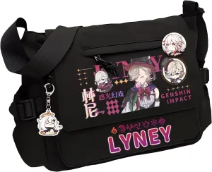 Genshin Impact Handbag Gaming Crossbody Bag Cute Single Shoulder Bag Adult 3D Print Anime Backpack
