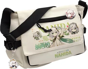 Genshin Impact Handbag Xiao Crossbody Bag Cute Single Shoulder Bag Adult 3D Print Anime Backpack Bag