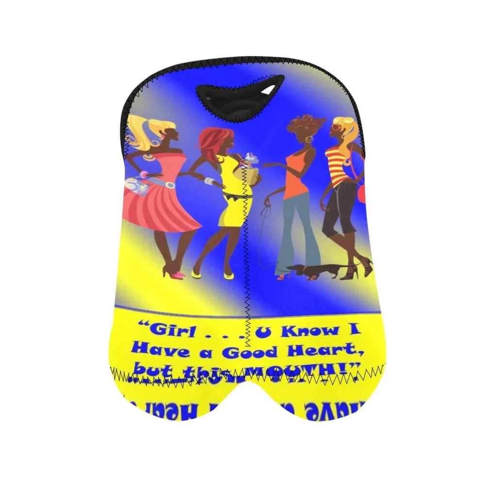 Girl 4 Girls Chillin' 2-Bottle Wine Carrier