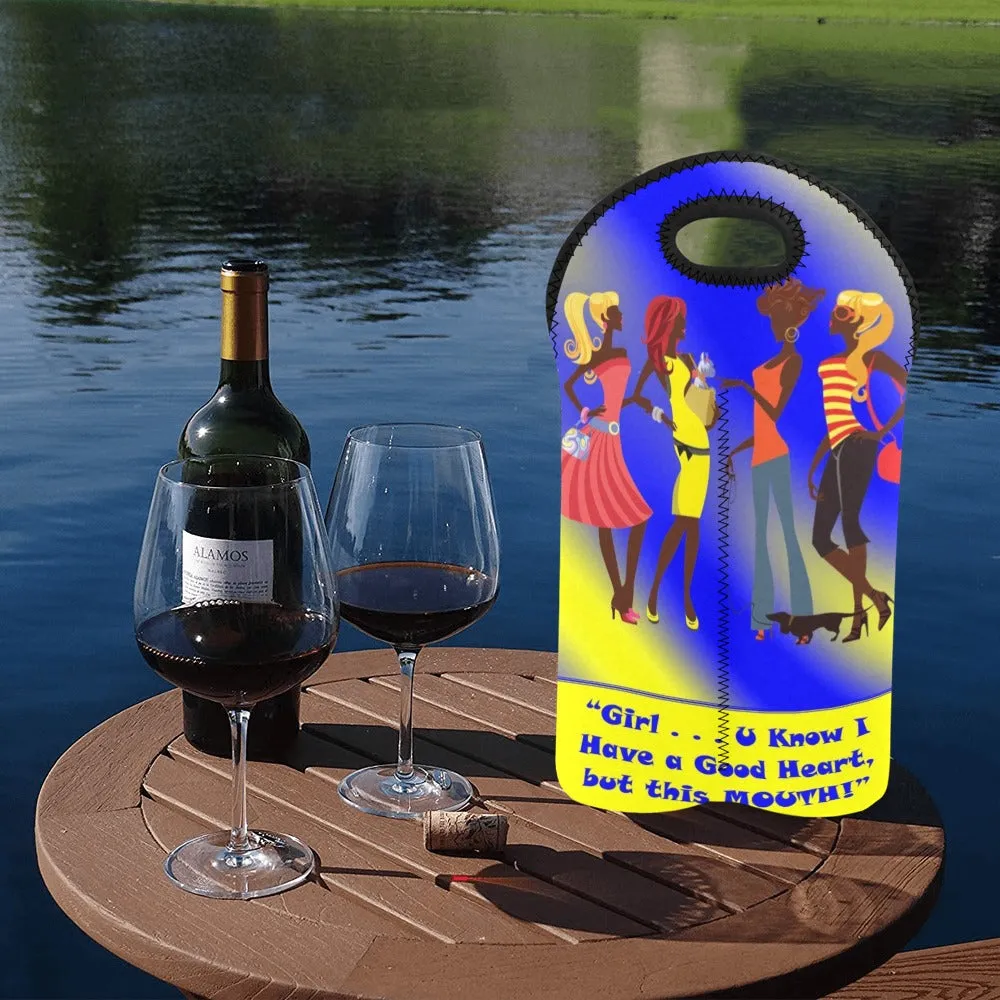 Girl 4 Girls Chillin' 2-Bottle Wine Carrier