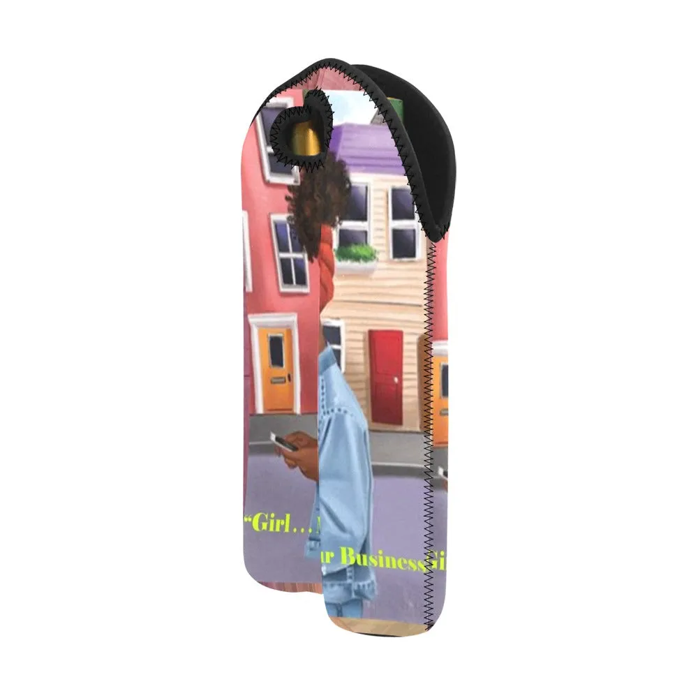 Girl Mind Your Business 2-Bottle Wine Carrier
