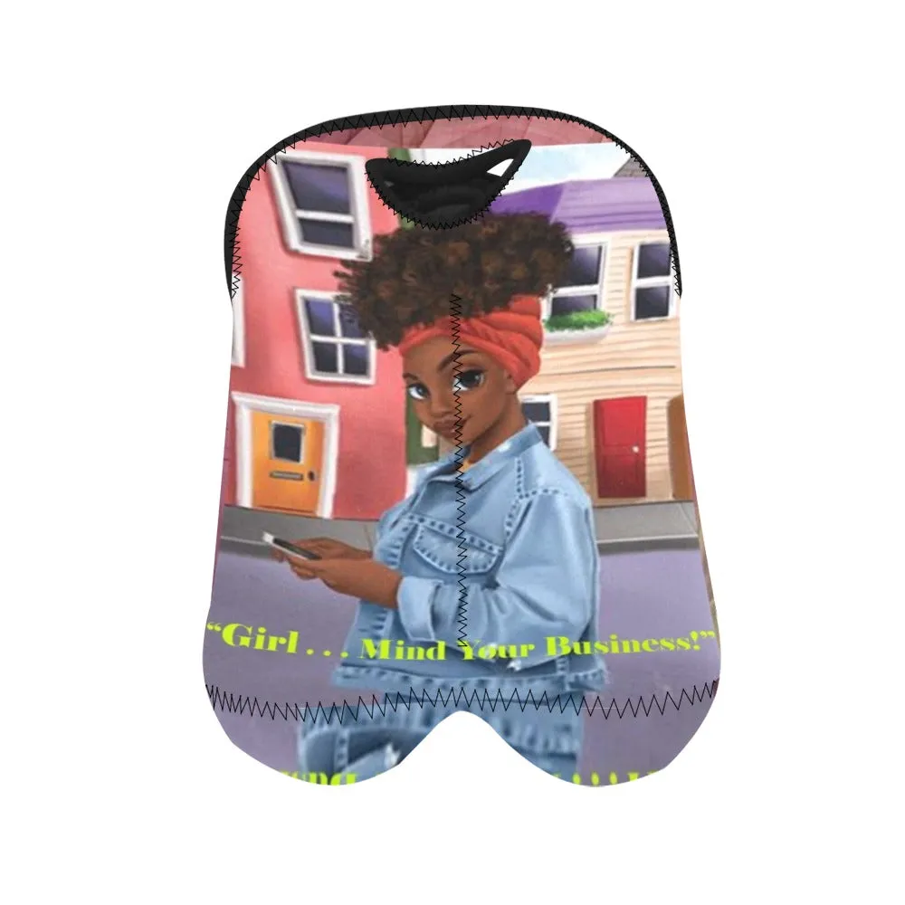 Girl Mind Your Business 2-Bottle Wine Carrier