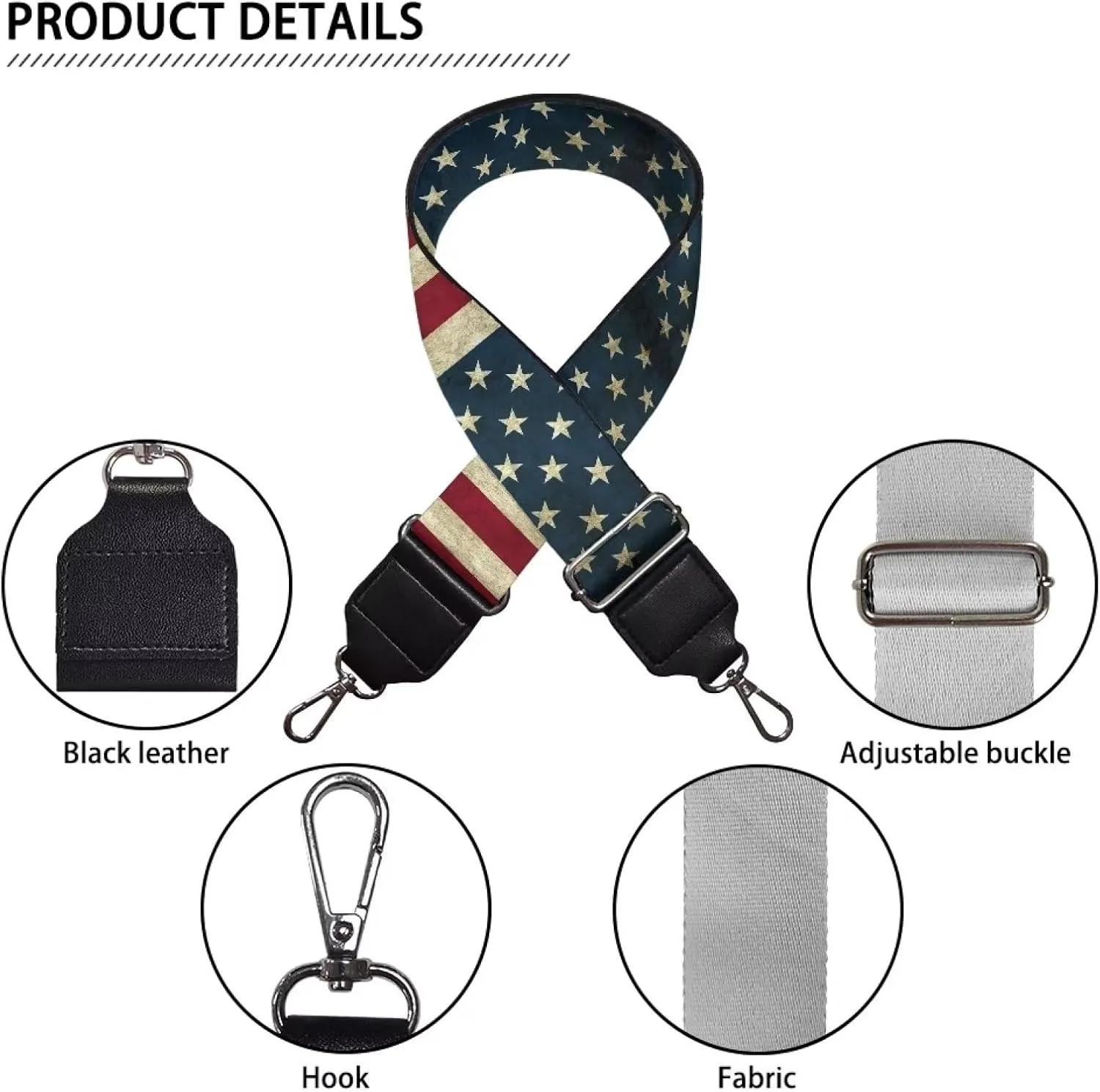 GLENLCWE Black Sea Turtle Octopus Purse Straps Wide Replacement Belt Adjustable Shoulder Strap for Crossbody Handbag Durable Luggage Strap