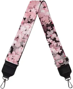 GLENLCWE Pink Cherry Blossom Adjustable Shoulder/Crossbody Strap for Bags and Luggage