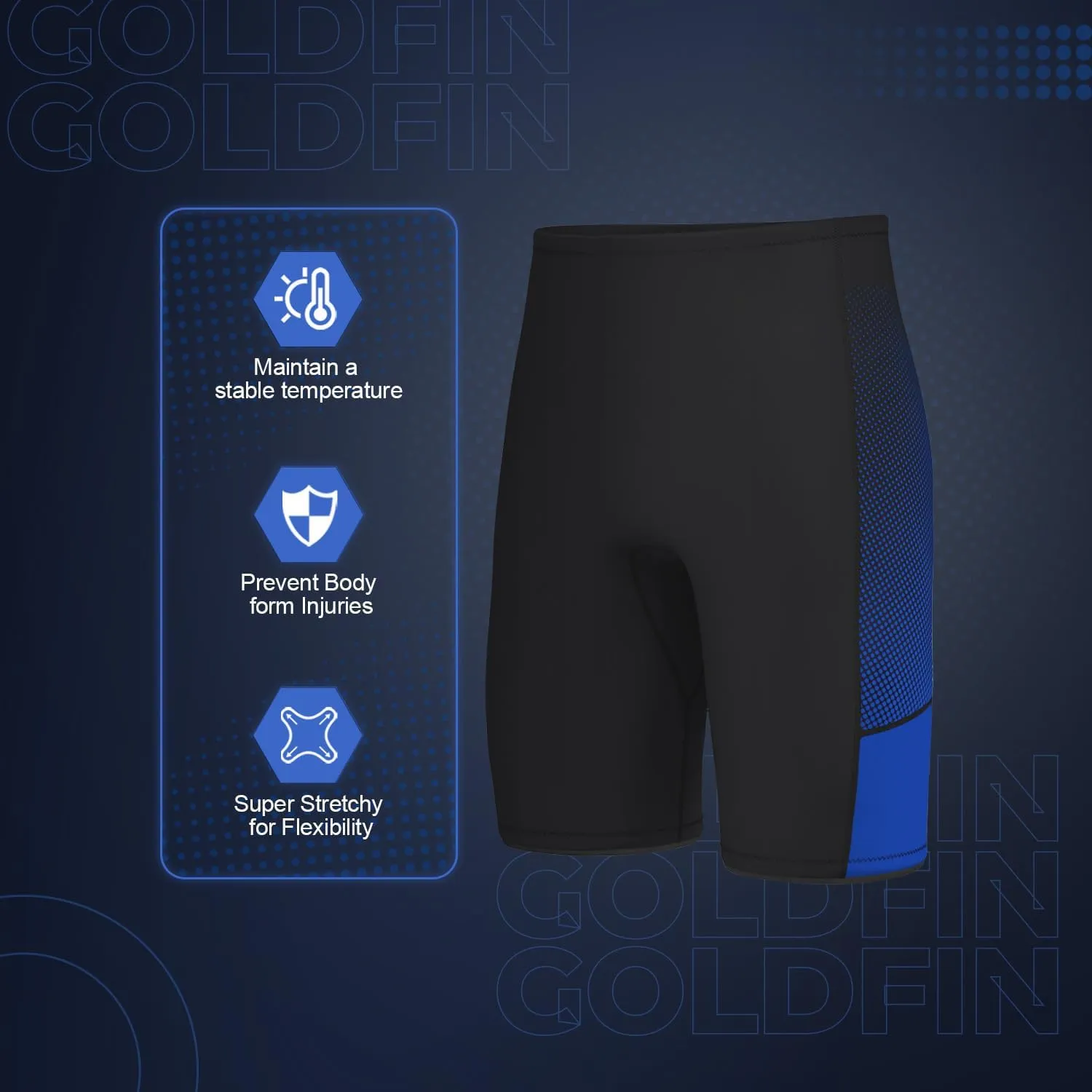 GoldFin Wetsuit Shorts Men, Mens 2mm Wet Suits Neoprene Short for Water Sports Diving Surfing Swimming Snorkeling