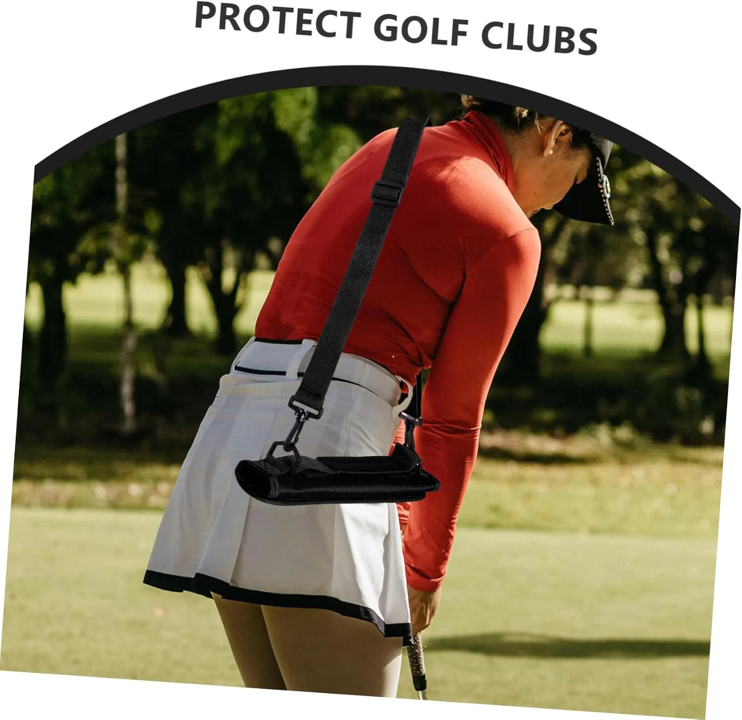 Golf Club Bag Portable Golf Bag First Clubs Practice Golf Ranges Bag for Covers Strap Lightweight Men