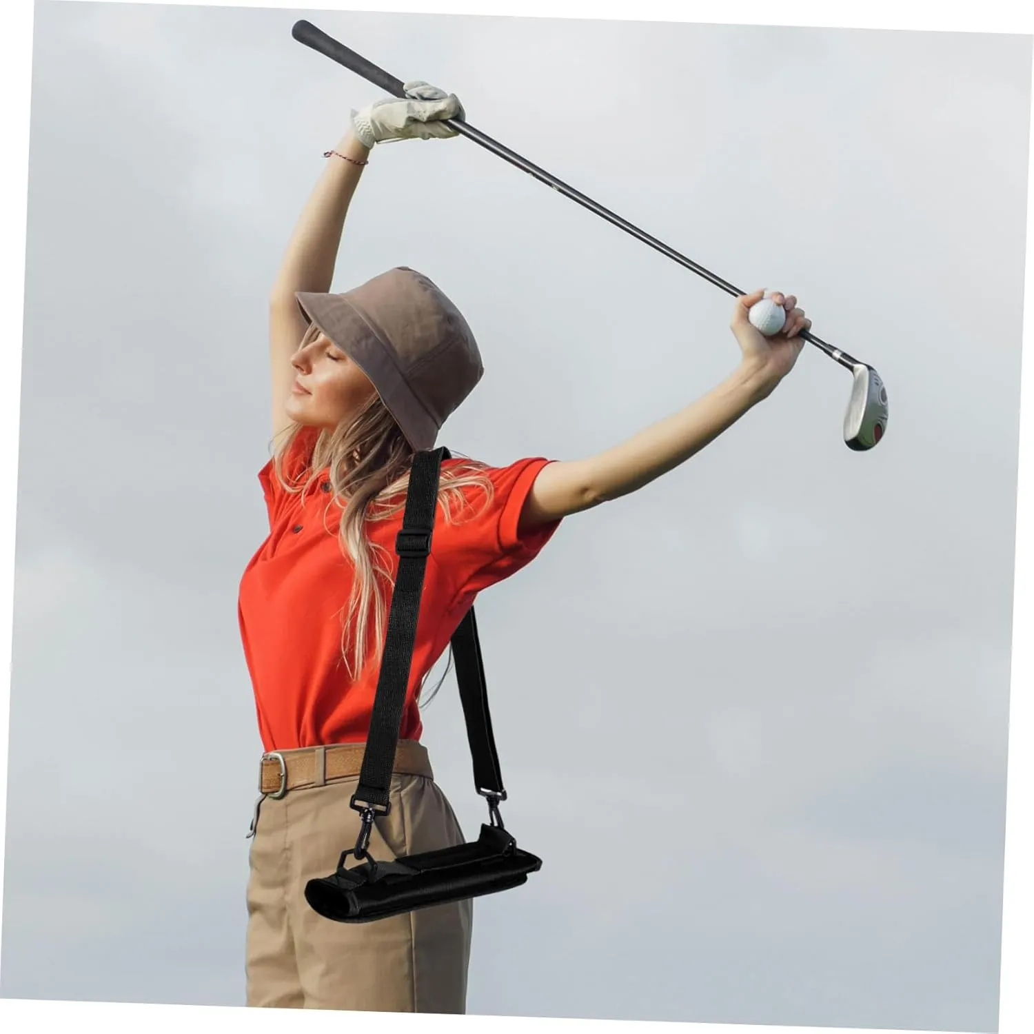 Golf Club Bag Portable Golf Bag First Clubs Practice Golf Ranges Bag for Covers Strap Lightweight Men