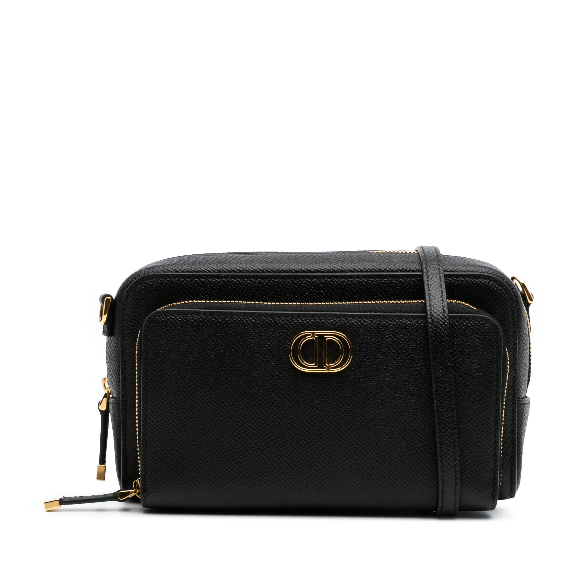 Grained Calfskin Caro Double Pouch