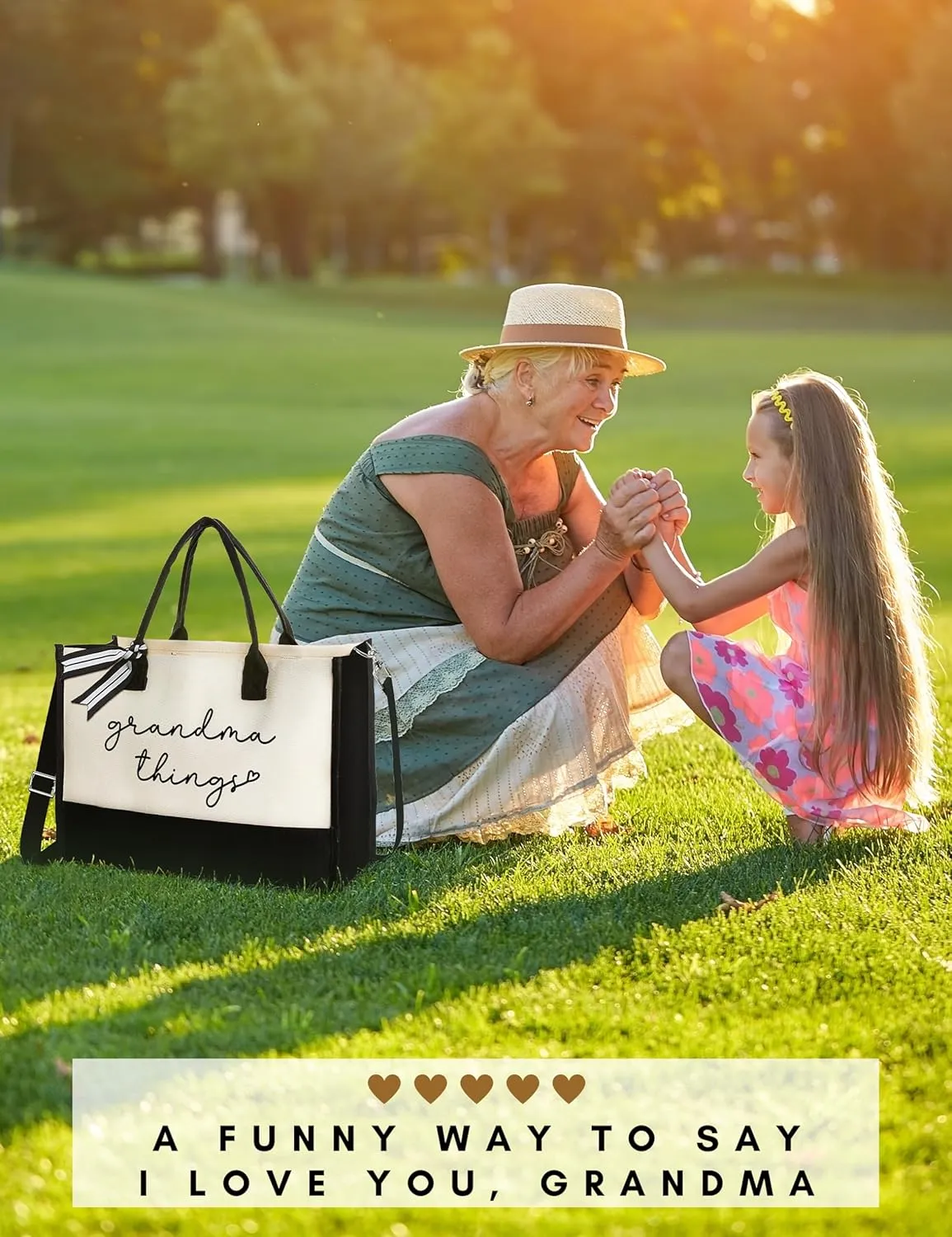 Grandma Gifts - Birthday, Mothers Day Gifts for Grandma from Grandchildren - Tote Bag