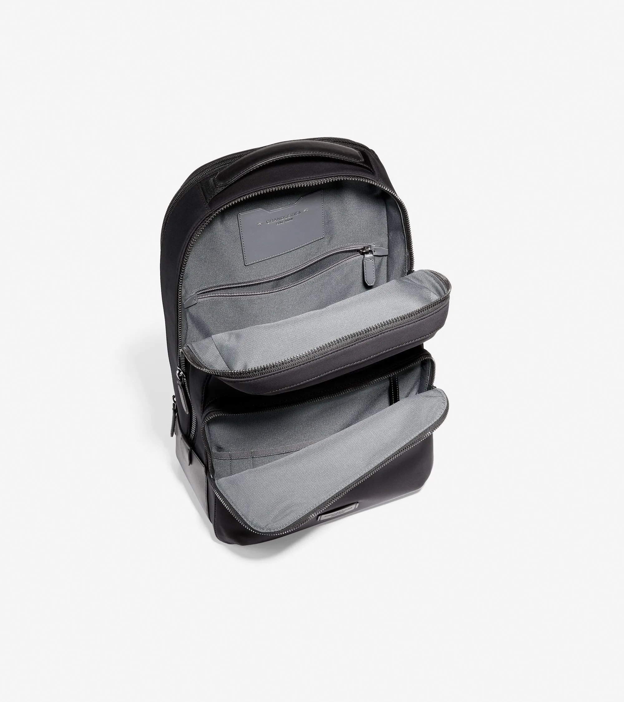 GRANDSERIES Nylon and Leather Backpack Men's