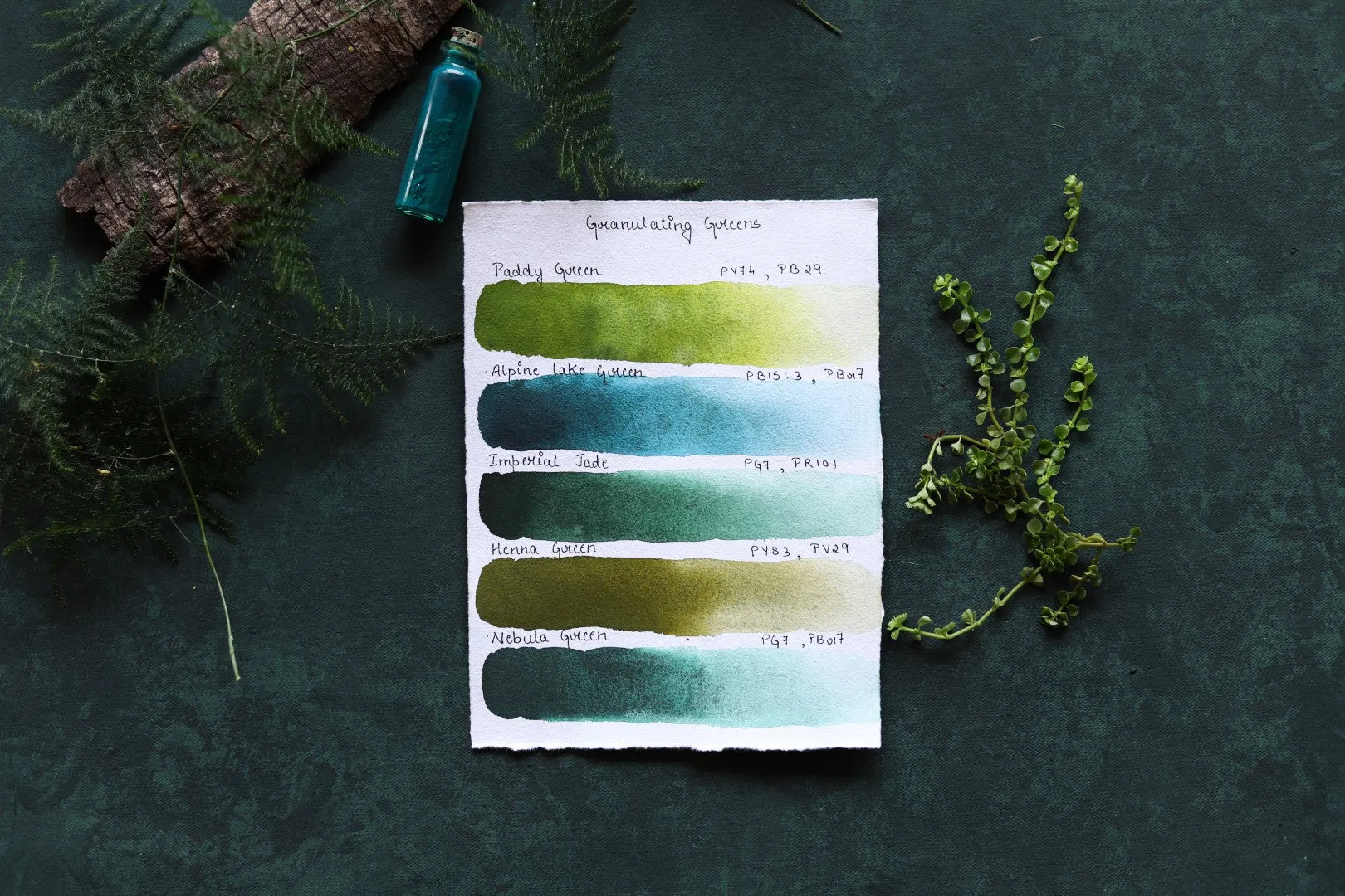 GRANULATING GREENS PALETTE