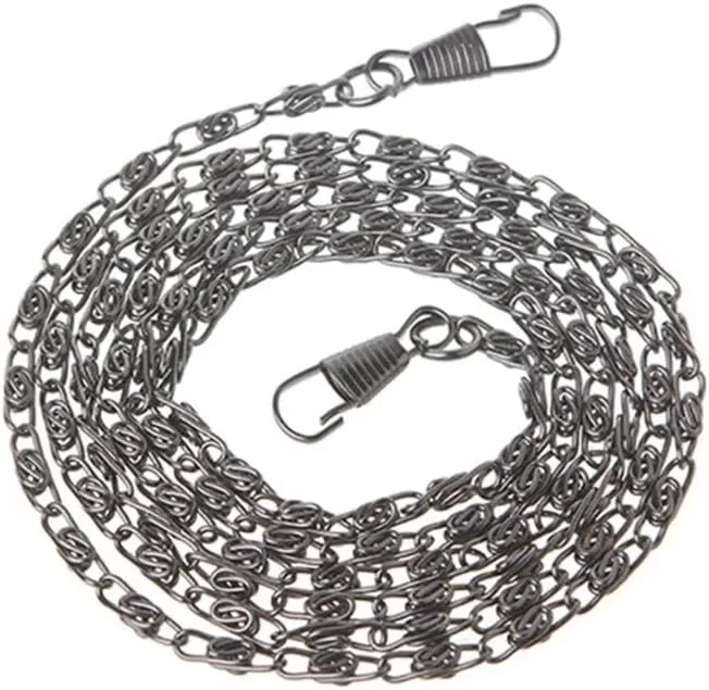 GRFIT Bag Strap Shoulder Bag Replacement Shoulder Bag with Handle Chain Strap Metal Bag Shoulder Strap (Slilver)