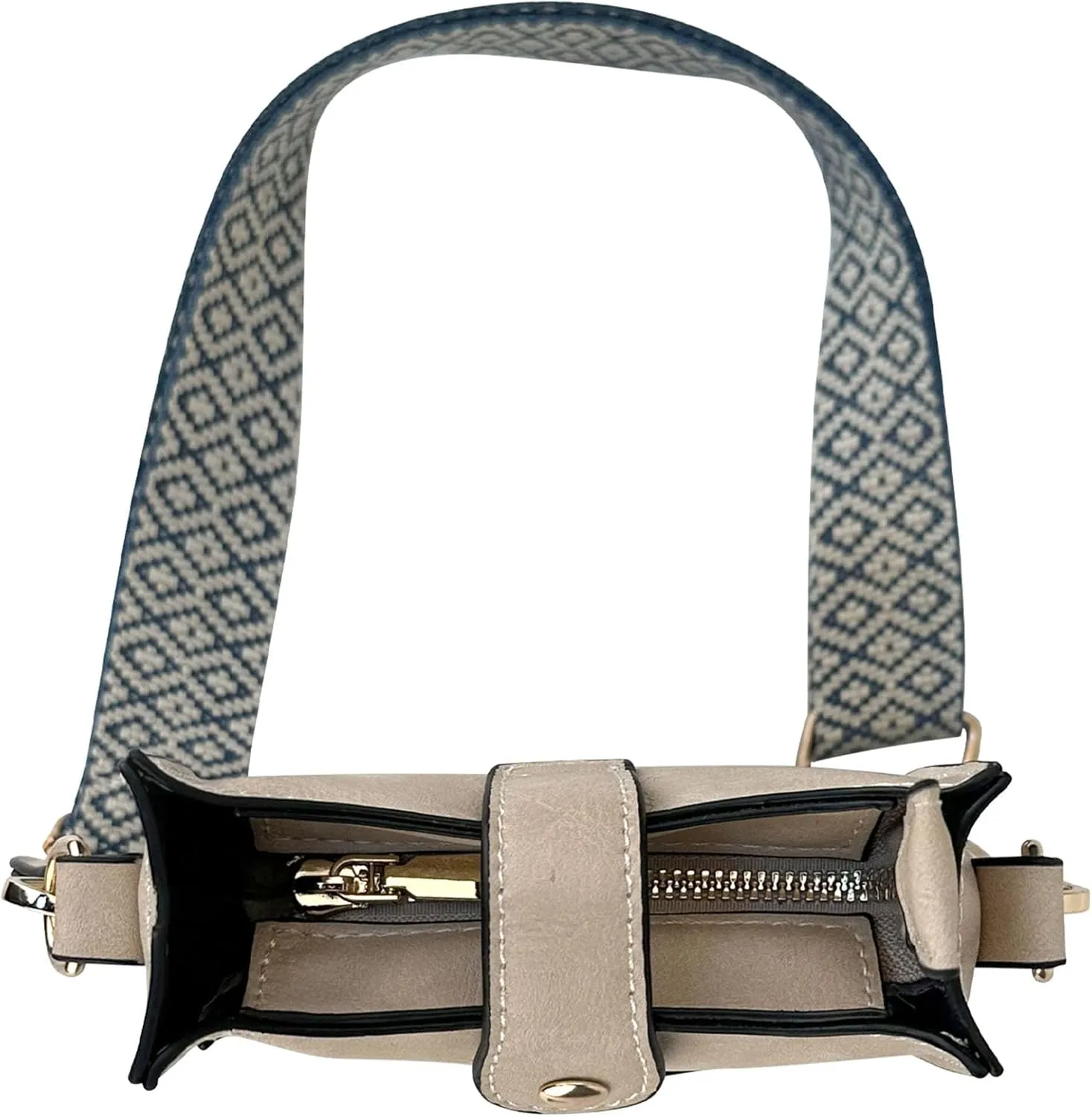 HAIBOLAN Small Crossbody Bags for Women Cell Phone Purse Holder Wallet with Adjustable Guitar Strap