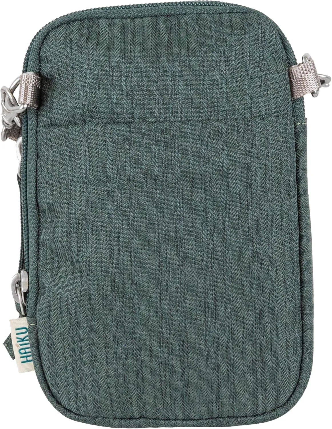 HAIKU Endeavor Pouch, Lightweight Small Crossbody bag, Zip-Around Cell Phone Travel Purse with Card Slots, Adjustable Strap