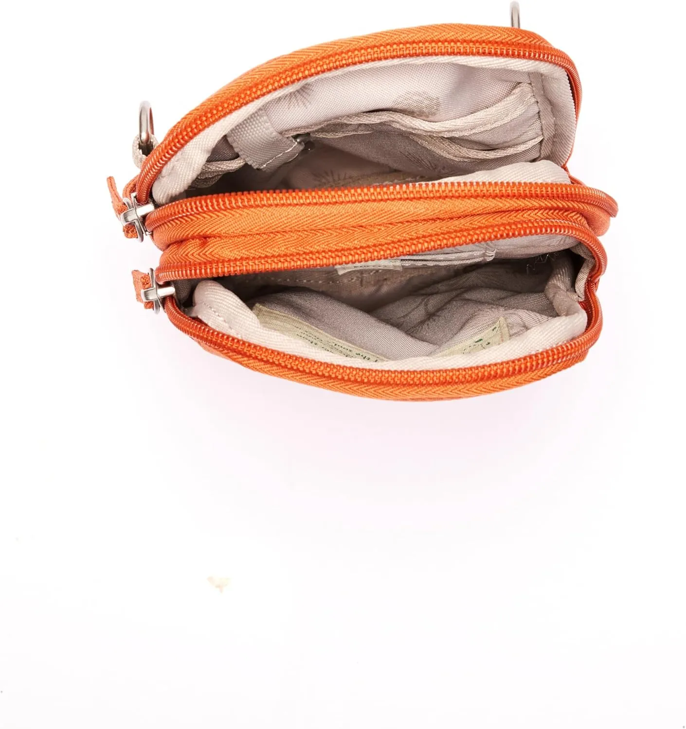 HAIKU Endeavor Pouch, Lightweight Small Crossbody bag, Zip-Around Cell Phone Travel Purse with Card Slots, Adjustable Strap