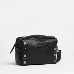 Hammitt Evan Small Crossbody in Black with Gunmetal