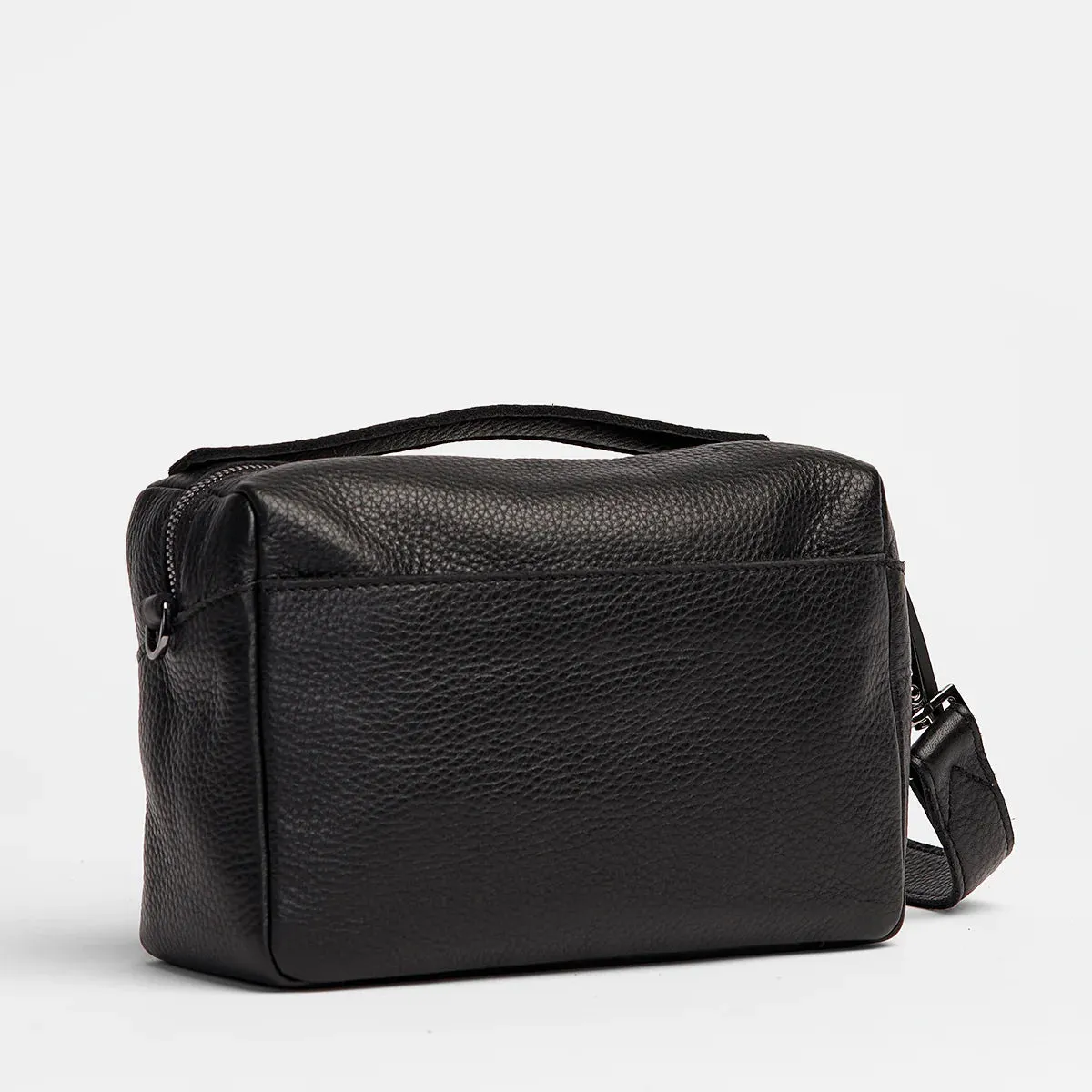 Hammitt Evan Small Crossbody in Black with Gunmetal