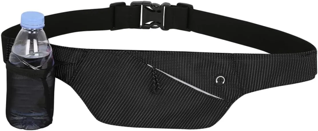 HANABASS Concealed Waist Bag Exercise Travel Elastic Waist Phone Bag Water Bottle Invisiable Single Kettle Pocket