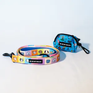 Happy Walking Poop Bag Holder   Leash Set