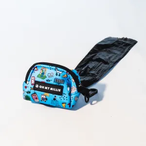 Happy Walking Poop Bag Holder