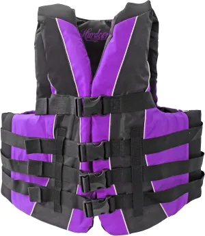 Hardcore Water Sports Premium Neo/Poly Life Jacket | USCG Approved Type III Life Vest for Waterskiing, Boating, Wakeboarding, Canoeing, Tubing