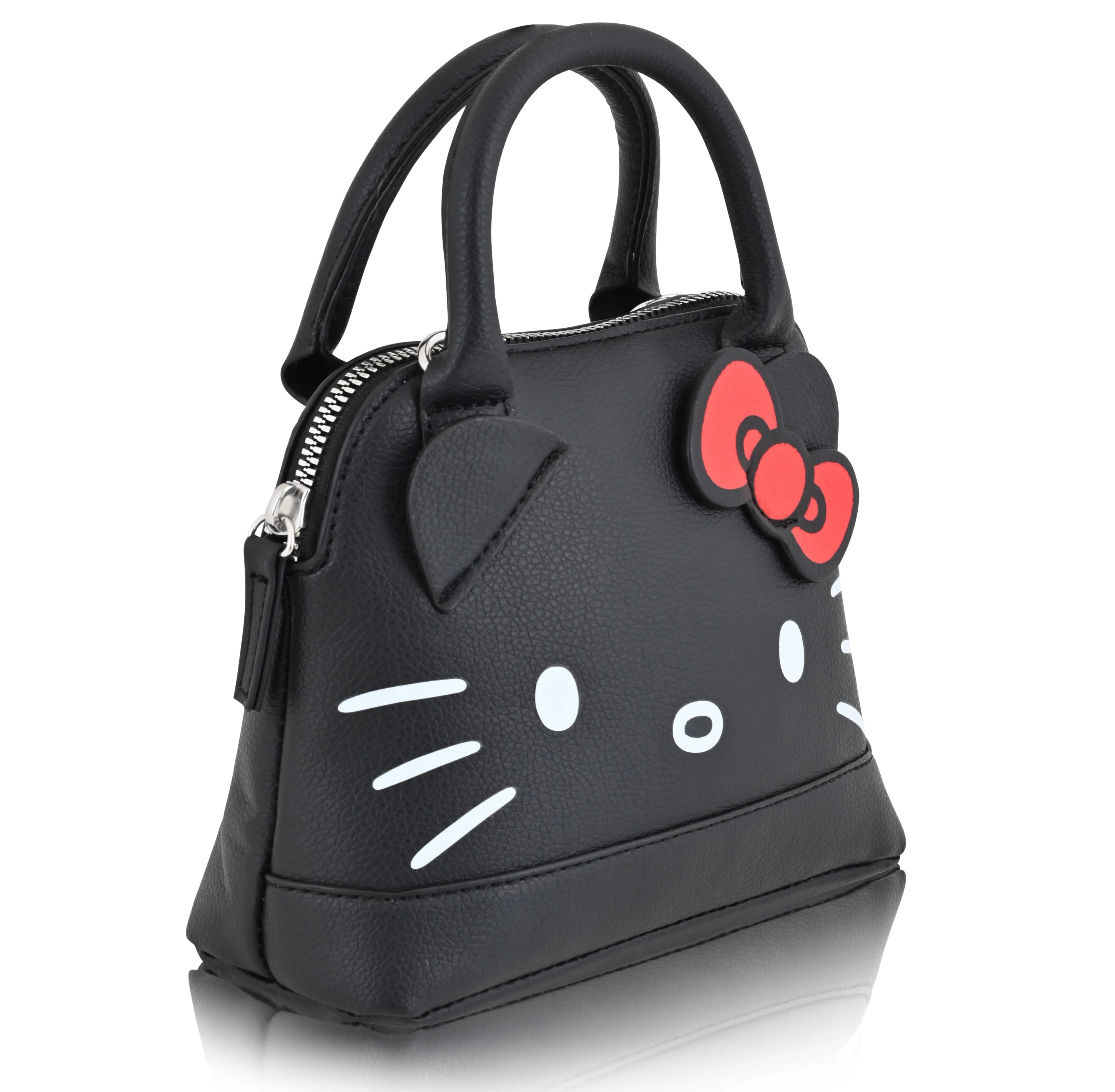 Hello Kitty Black Leather Shoulder & Crossbody Bag – Sanrio Official