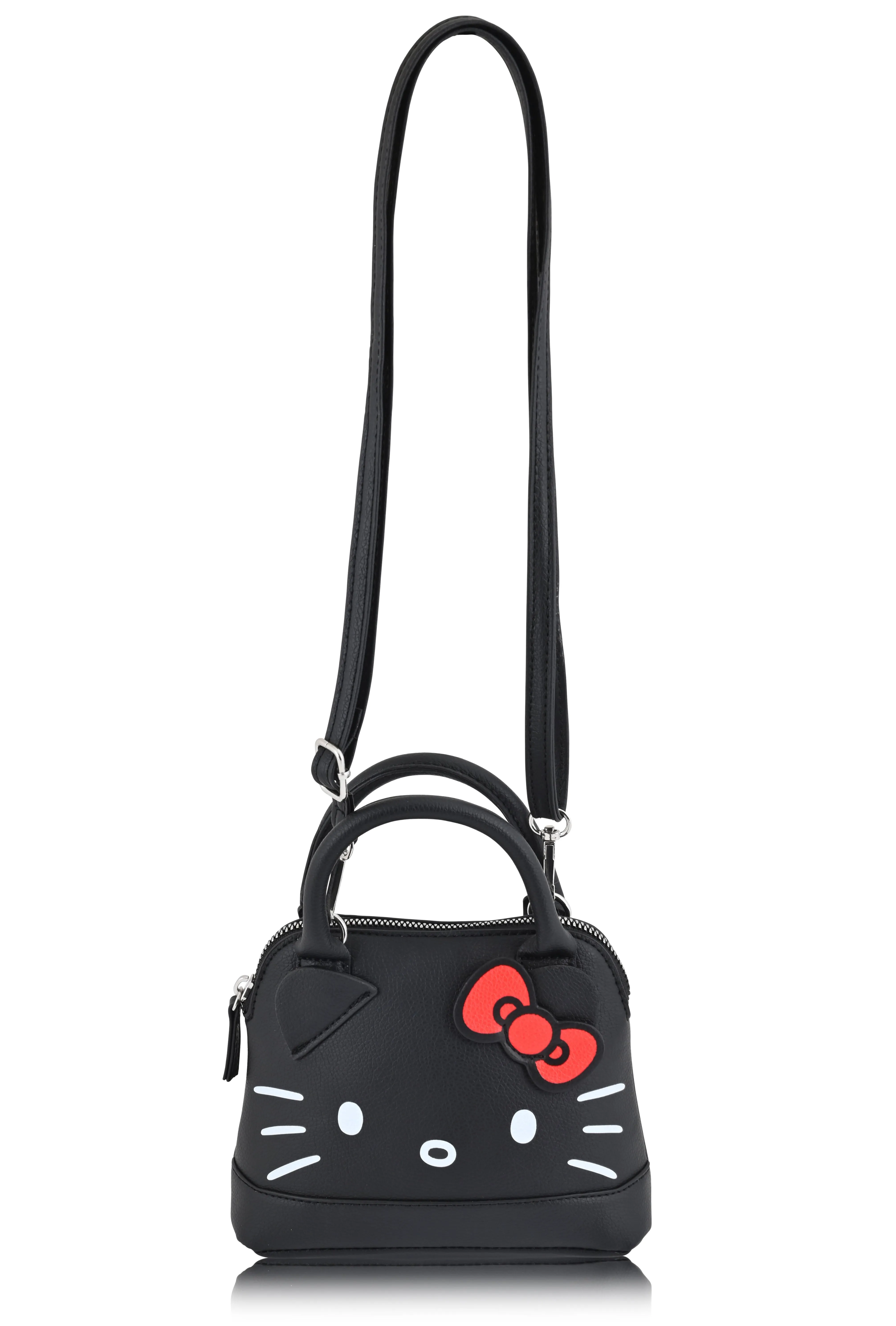 Hello Kitty Black Leather Shoulder & Crossbody Bag – Sanrio Official
