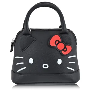 Hello Kitty Black Leather Shoulder & Crossbody Bag – Sanrio Official