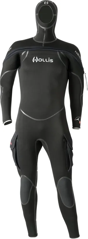 Hollis 8/7/6mm NeoTek V2 Unisex Hooded Semi-Dry Suit - XX-Large