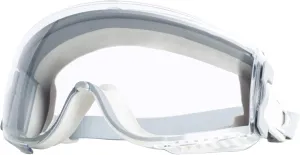 Honeywell Uvex Ademco Stealth Safety Goggles with Clear HydroShield Anti-Fog Lens, Grey Body & Neoprene Headband (S3960HS)