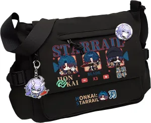 Honkai Star Rail Handbag Aventurine Crossbody Bag Cute Single Shoulder Bag Adult 3D Print Anime Backpack Bag
